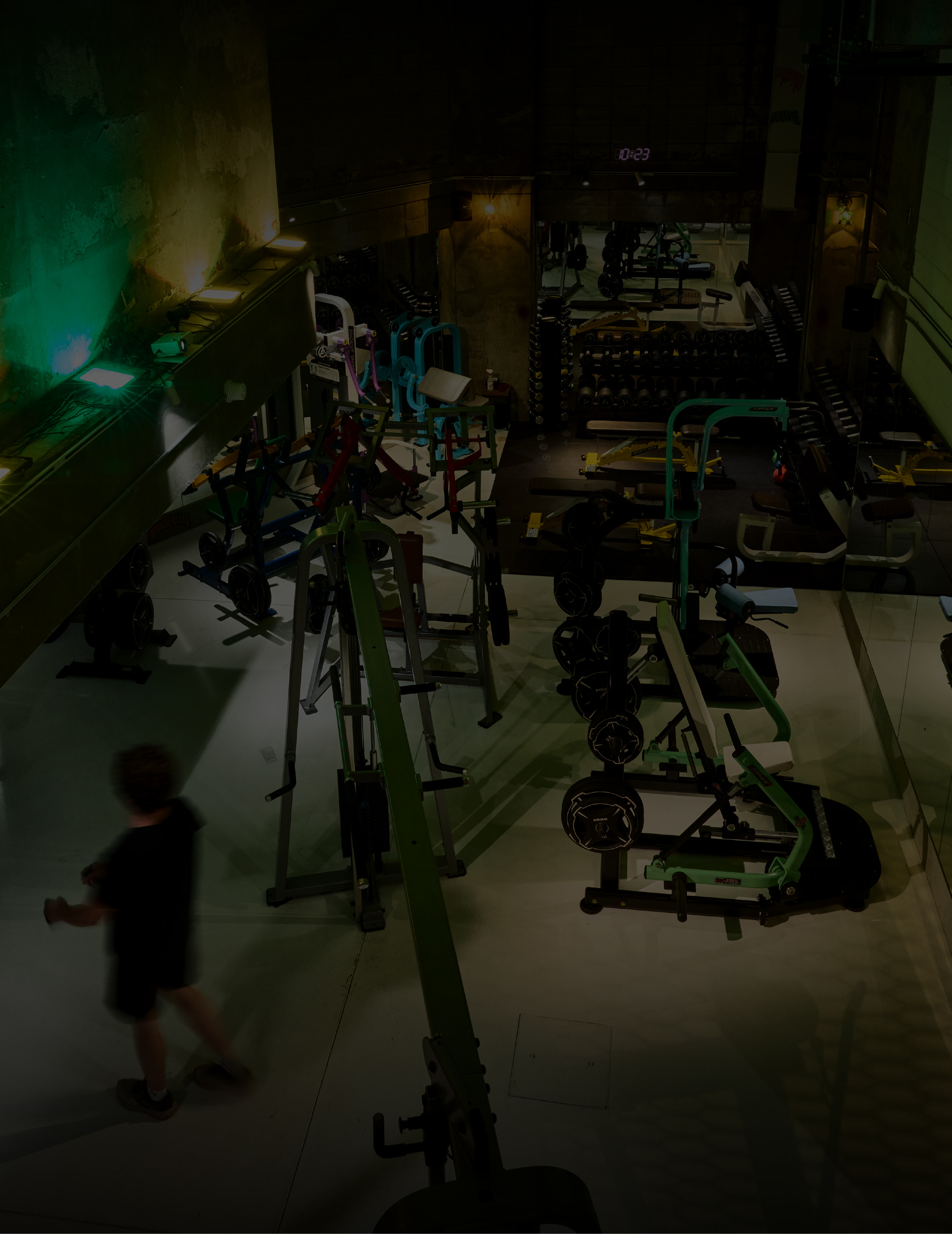 ワンダーライフジム内部のトレーニング風景